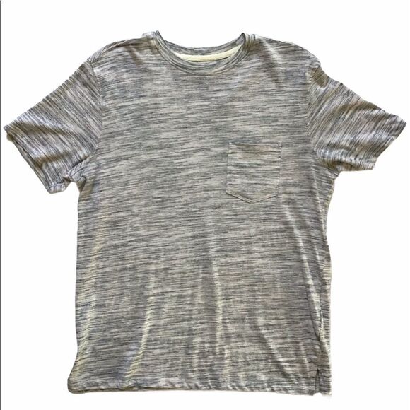 Paper Denim& Cloth Space Dyed Crew Neck Tee - Picture 1 of 6